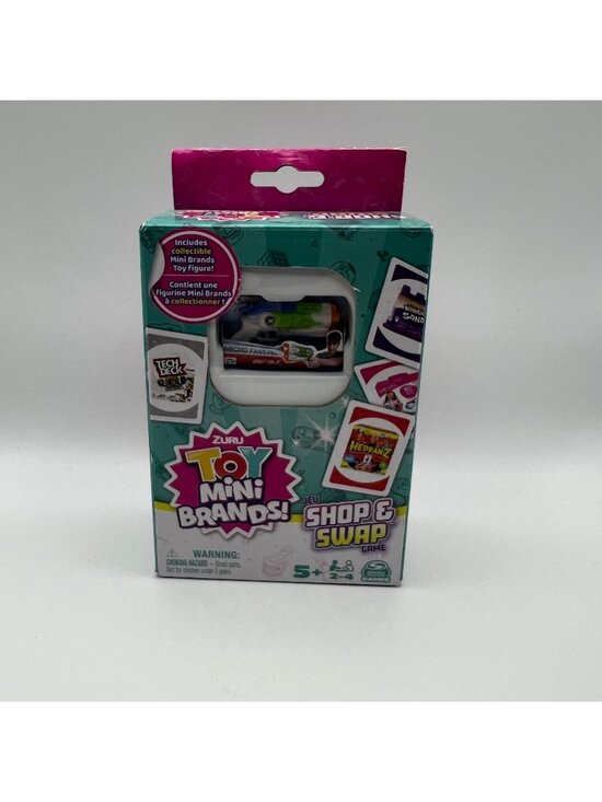 Zuru Other - Zuru Toy Mini Brands Shop & Swap Game With Collectible Mini Figure 49 Cards Ages